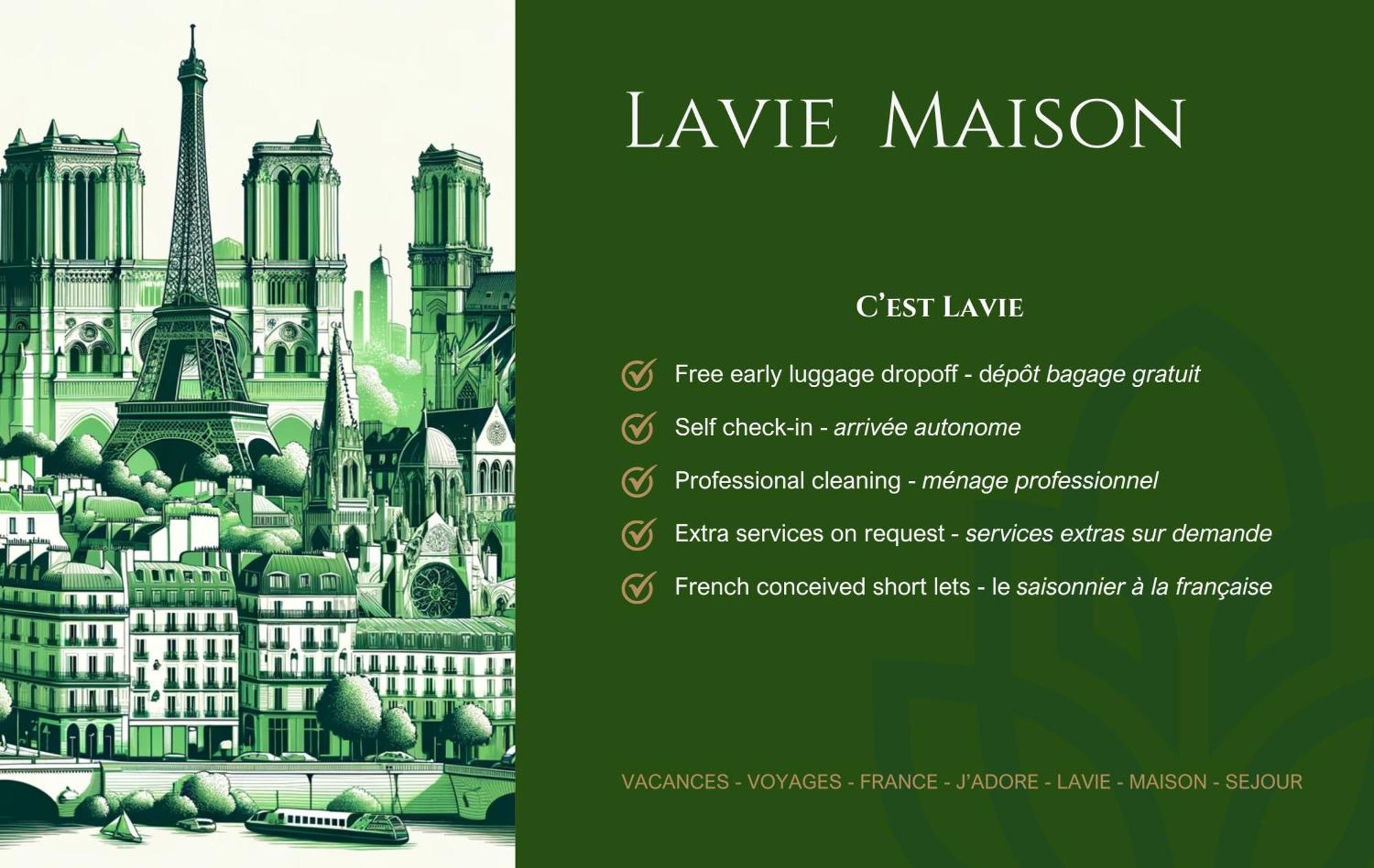 Lavie Maison - Comfortable Studio Near The Marais París Exterior foto